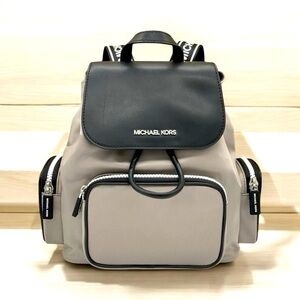 Michael Kors Abbey Medium Nylon Cargo Backpack